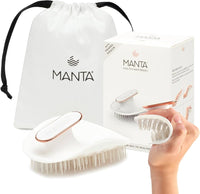 Manta Healthy Hair Brush (White)