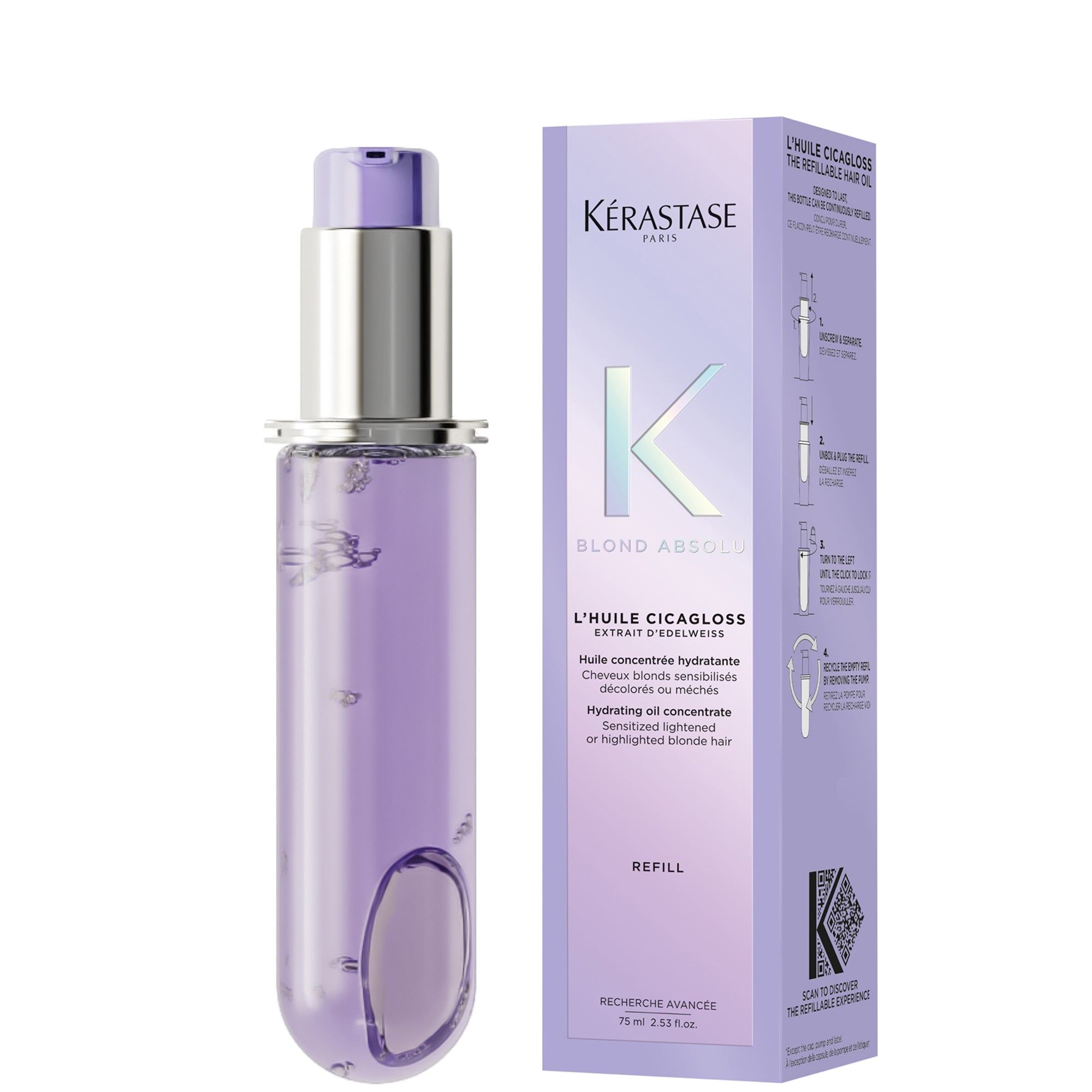 Kérastase Blond Absolu L'Huile Cicagloss Hair Oil Refill